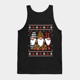 Merry Christmas Gnomes Crew Hipster Fashion Tank Top